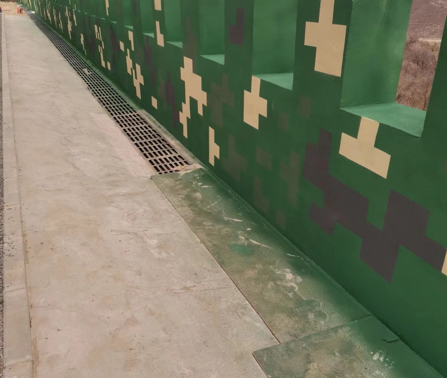 遵义围墙迷彩喷涂,数迷彩漆