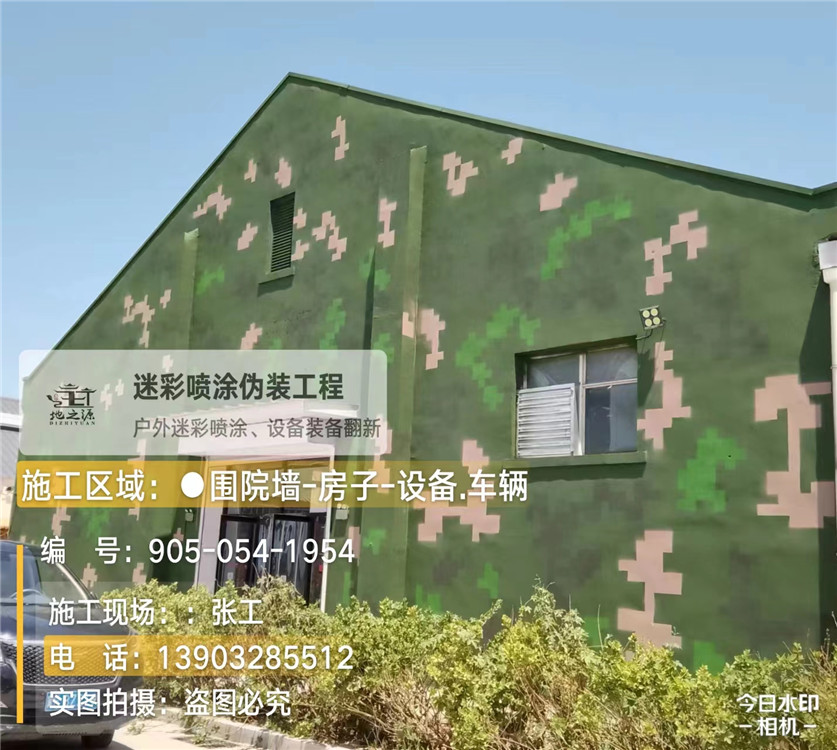 遵义外墙数码迷彩漆施工报价清单（100㎡标准墙面测算）